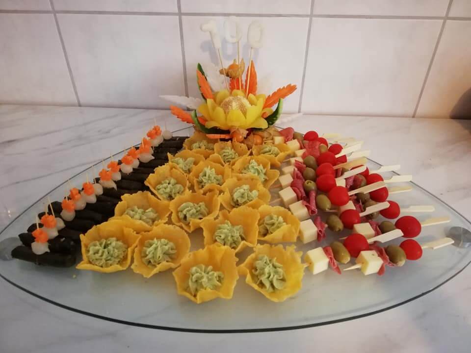 Früchtejubel herzhafte Arrangements