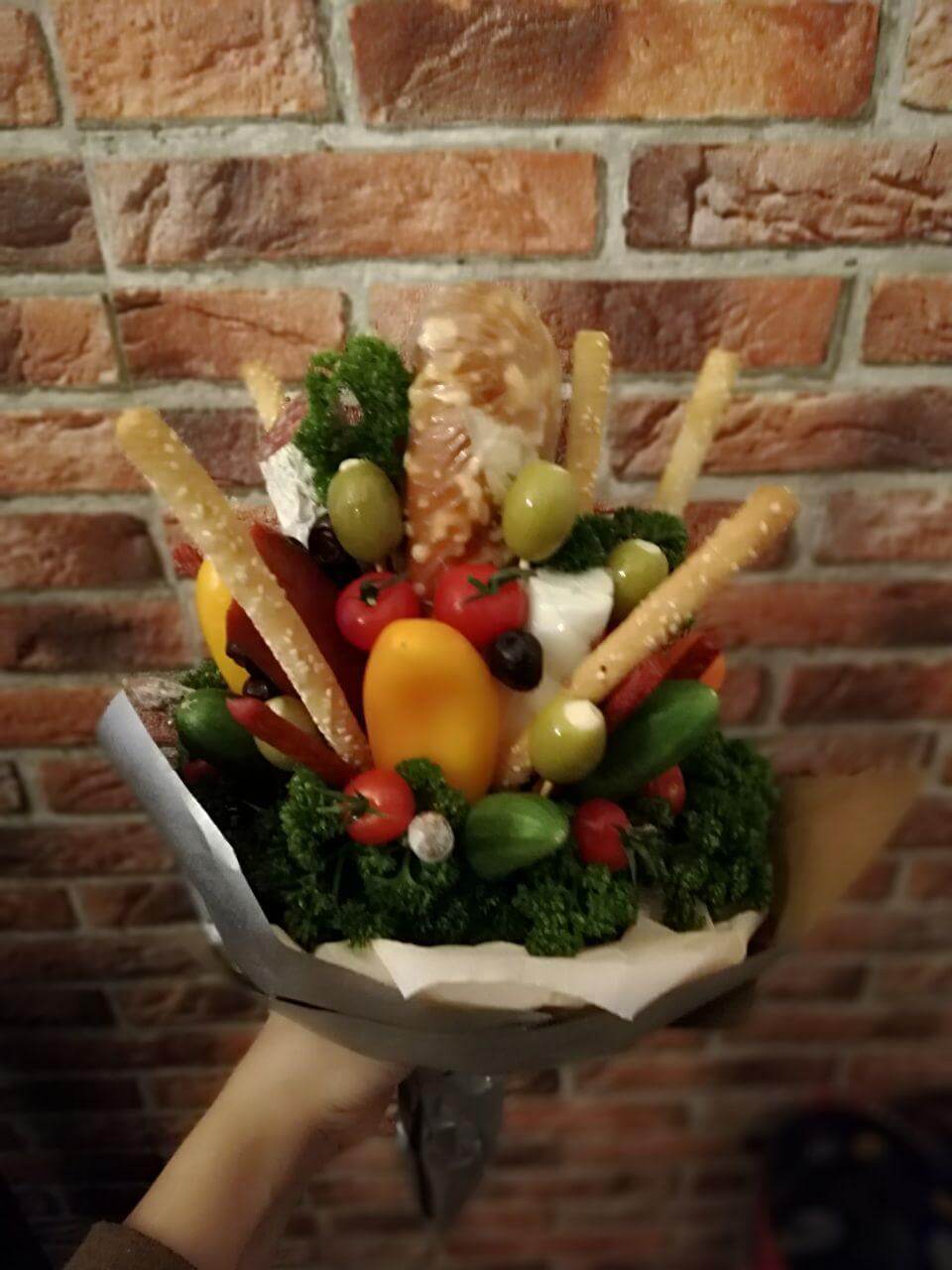 Früchtejubel herzhafte Arrangements