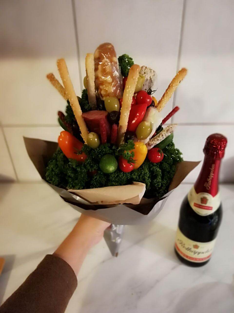 Früchtejubel herzhafte Arrangements
