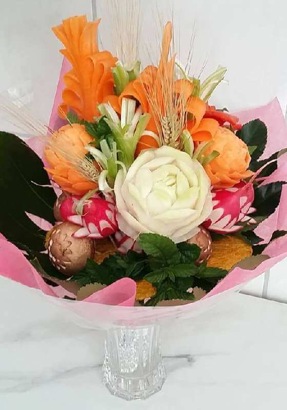 Früchtejubel Obst- und Gemüse-Arrangements