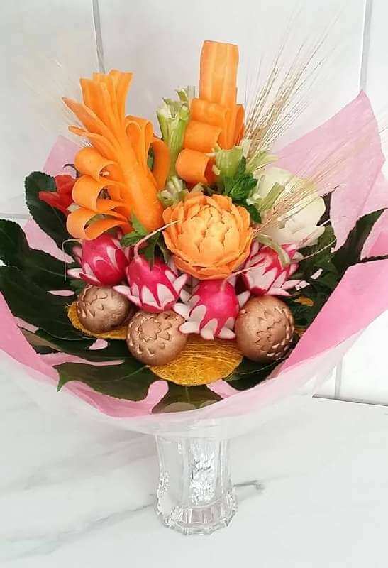 Früchtejubel Obst- und Gemüse-Arrangements