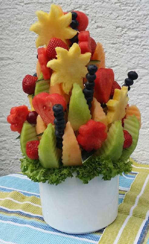 Früchtejubel Obst- und Gemüse-Arrangements