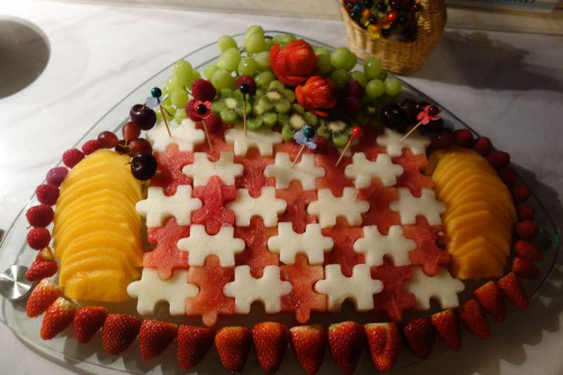 Früchtejubel Obst- und Gemüse-Arrangements