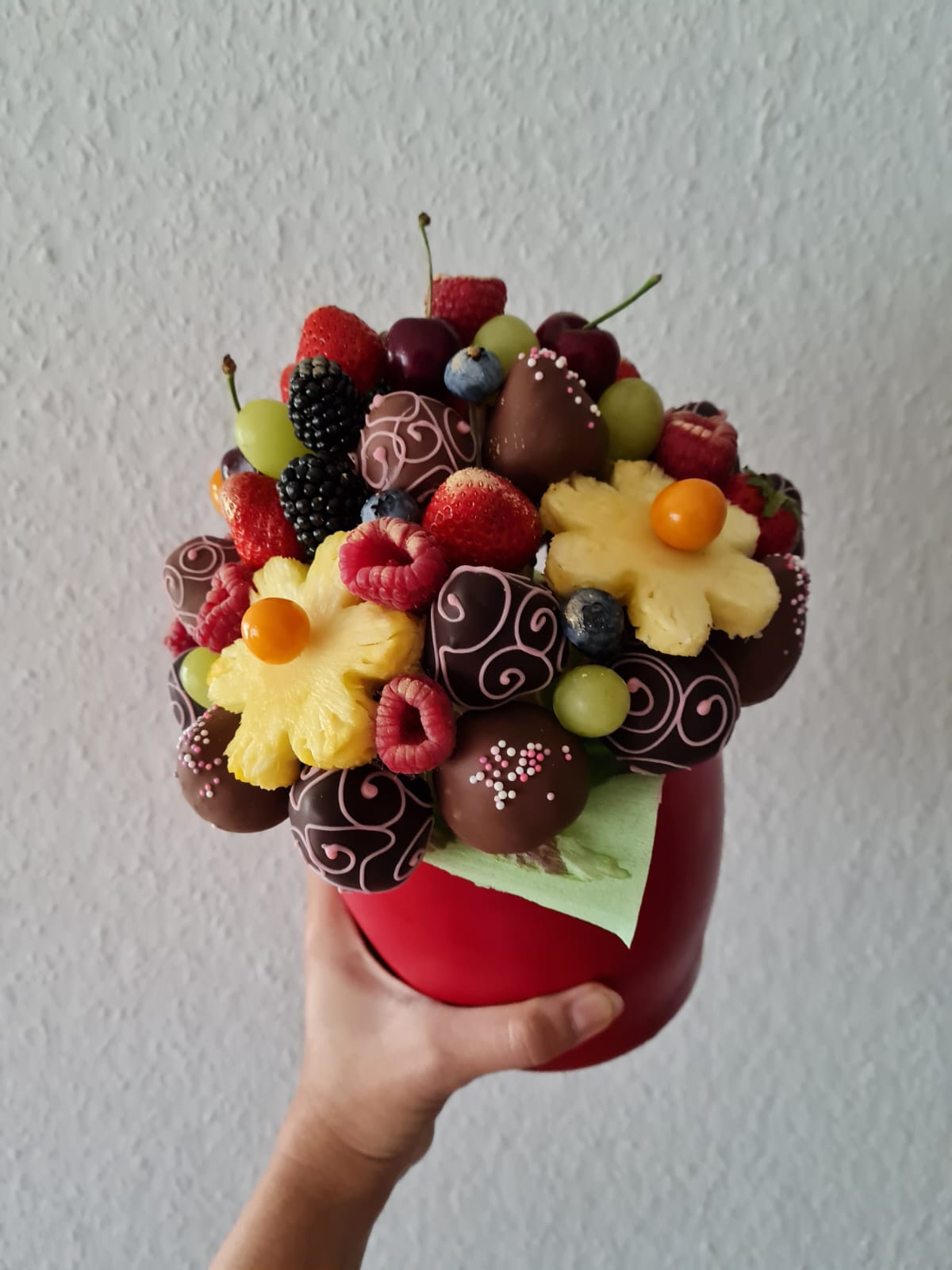 Früchtejubel Obst- und Gemüse-Arrangements