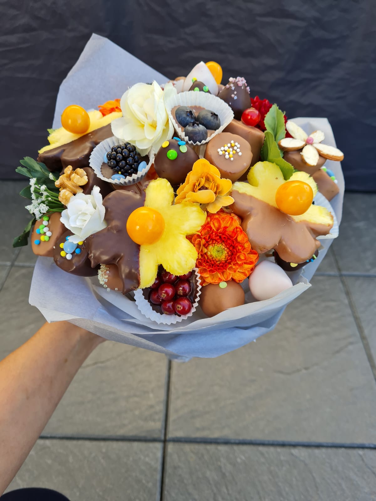 Früchtejubel Obst- und Gemüse-Arrangements