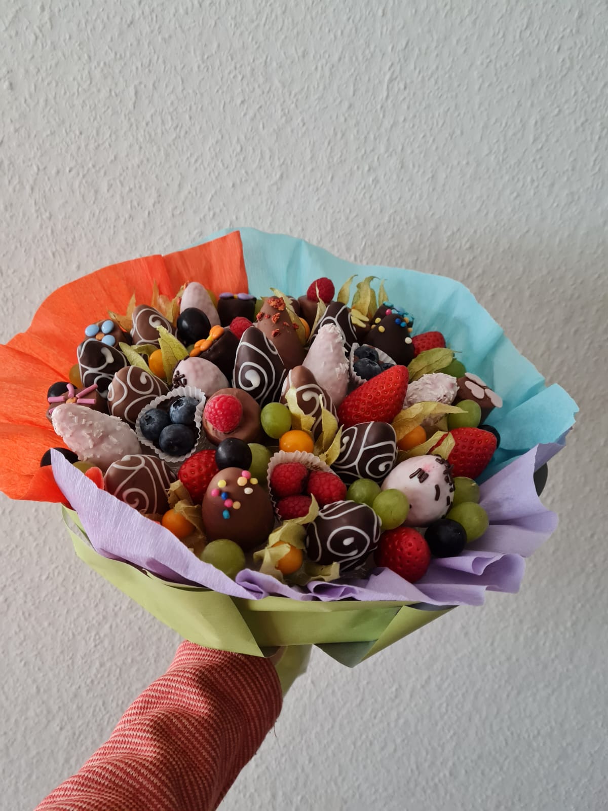 Früchtejubel Schokofrüchte-Arrangements