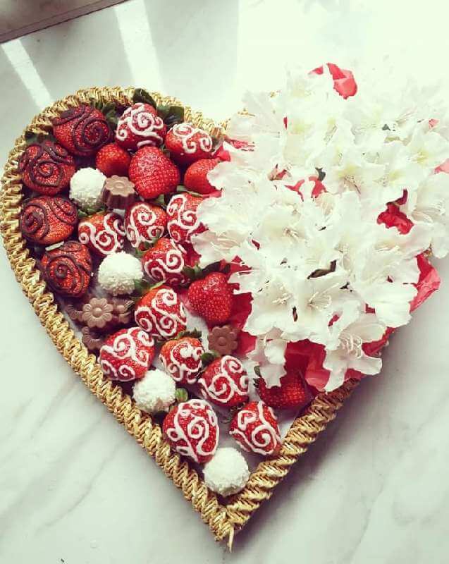Früchtejubel Schokofrüchte-Arrangements